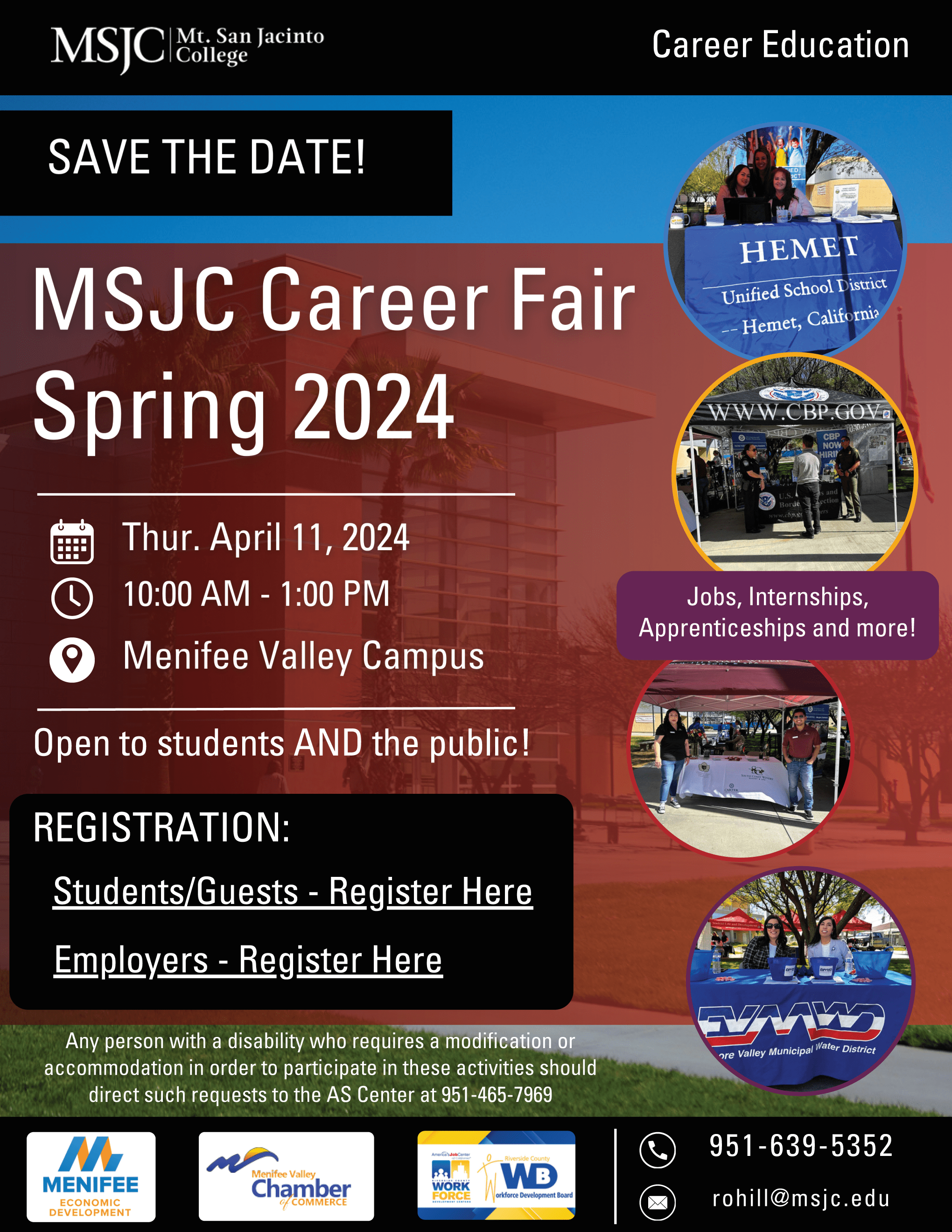 MSJC Career Fair Spring 2024